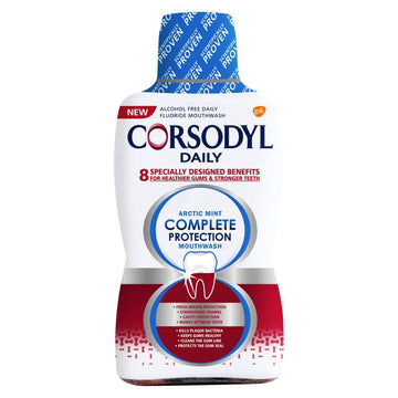 Daily Arctic Mint Complete Protection Mouthwash 500Ml